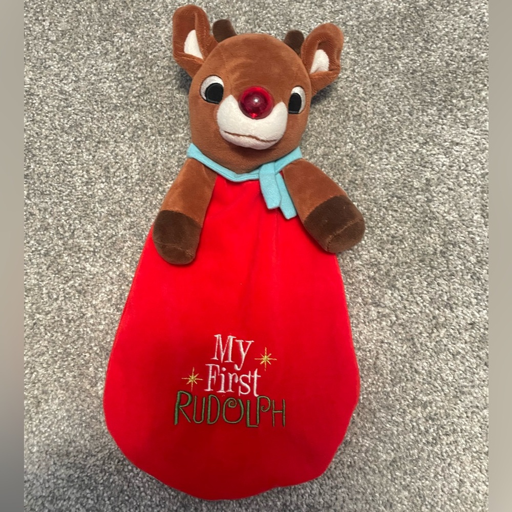 My First Rudolph Lovey Stuffed Toy
